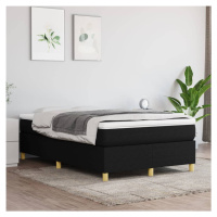 vidaXL Rám na boxspring posteľ čierny 120x200 cm látka