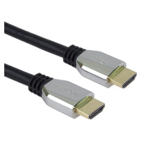 PremiumCord ULTRA HDMI 2.1 High Speed + Ethernet kábel 8K @ 60Hz, pozlátené 0,5m