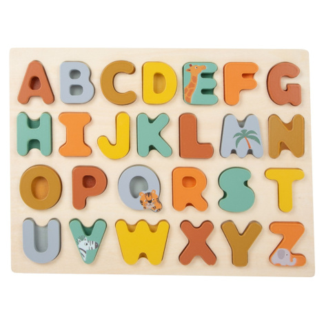 Vkladacie puzzle abeceda ALPHABET SMALL FOOT