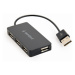 USB hub GEMBIRD, 2.0, 4 port