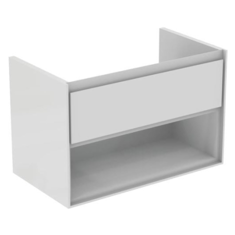 Kúpeľňová skrinka pod umývadlo Ideal Standard Connect Air 80x44x51,7 cm v kombinácii biela lesk 