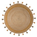 Kusový koberec Lunara Ochre kruh – na ven i na doma - 150x150 (průměr) kruh cm Flair Rugs koberc