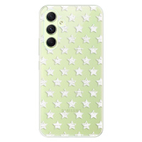 Odolné silikónové puzdro iSaprio - Stars Pattern - white - Samsung Galaxy A54 5G