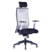 Ergonomická kancelárska stolička OfficePro Calypso Grand Farba: sivá, Opierka hlavy: s opierkou