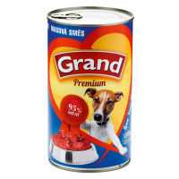 GRAND konz. pes mäsová zmes 1300g + Množstevná zľava zľava 15%