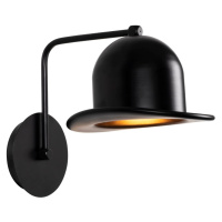 Nástenná lampa Sivani Hat čierna