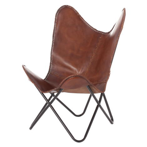 Dekoria Kreslo Imeon 72x76x96cm brown, 72 x 76 x 96 cm