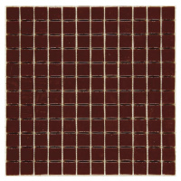 Sklenená mozaika Mosavit Monocolores marron 30x30 cm lesk MC801