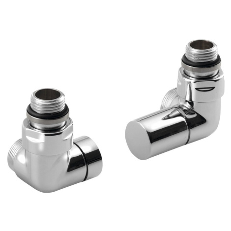 SAPHO - CORNER SIMPLY pripojovacia sada ventilov, pravé, chróm CP130S
