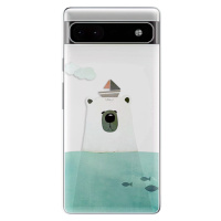 Odolné silikónové puzdro iSaprio - Bear With Boat - Google Pixel 6a 5G