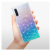 Odolné silikónové puzdro iSaprio - Abstract Triangles 03 - white - Samsung Galaxy Note 10