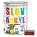 SLOVAKRYL - Univerzálna vodou riediteľná farba 0,75 kg 0220 - svetlohnedá
