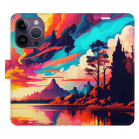 Flipové puzdro iSaprio - Colorful Mountains 02 - iPhone 14 Pro
