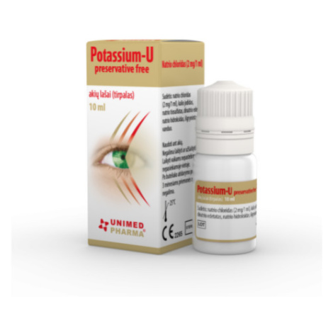 POTASSIUM-U Bez konzervačných látok očná roztoková instilácia 10 ml