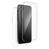 Apple iPhone 13 Pro, silikónové puzdro, predná a plastová ochrana zadnej strany, 360 Full Cover,