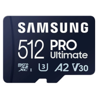 Samsung micro SDXC 512GB PRO Ultimate + SD adaptér