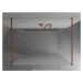 MEXEN/S - KIOTO samostatne stojaca sprchová zástena 110 x 200, matné sklo 8 mm, ružové zlato 800