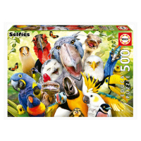 Puzzle Watch the Birdie Educa 500 dielov a Fix lepidlo