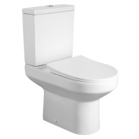 Aqualine Aqualine, VERMET WC kombi mísa, spodný/zadný odpad, biela, VR038