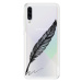 Odolné silikónové puzdro iSaprio - Writing By Feather - black - Samsung Galaxy A30s
