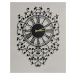 Nástěnné hodiny TISSUE 50x70 cm černé