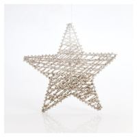 Eurolamp Závesná hviezda, zlatá, 25 cm
