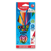 Pastelky Maped Color'Peps Strong - 12 farieb