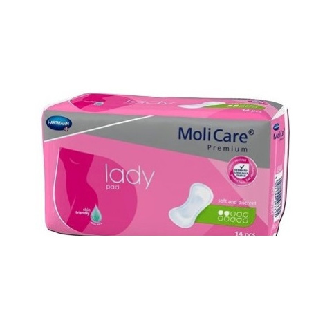 MoliCare Premium lady pad 2 kvapky inkontinenčné vložky 14 ks