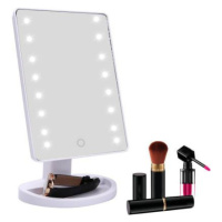 iQtech iMirror kozmetické Make-Up zrkadlo s LED Dot osvetlením, biele