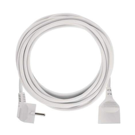 EMOS Predlžovací kábel 7 m / 1 zásuvka / biely / PVC / 1 mm2, 1901010700