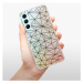 Odolné silikónové puzdro iSaprio - Abstract Triangles 03 - black - Samsung Galaxy A34 5G