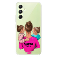 Odolné silikónové puzdro iSaprio - Super Mama - Two Girls - Samsung Galaxy A54 5G