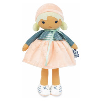 Bábika pre bábätká Chloe K Doll Tendresse Kaloo 25 cm v riflovom kabátiku z jemného textilu v da