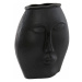 Čierna hliníková váza Face – Light & Living