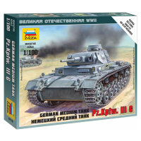 Wargames (WWII) tank 6119 - German Tank Panzer III (1:100)