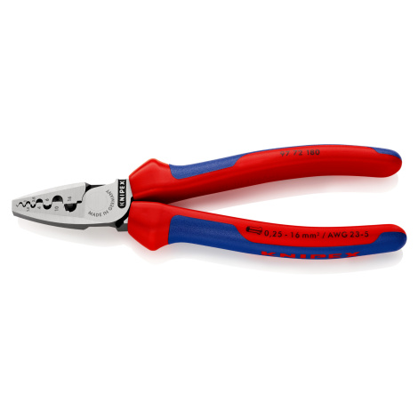 KNIPEX Kliešte lisovacie na koncové dutinky 9772180