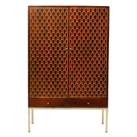 Muskat šatníková skriňa hnedá