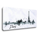 Impresi Obraz Paríž panorama - 90 x 40 cm