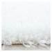 Kusový koberec Brilliant Shaggy 4200 Snow kruh Rozmery kobercov: 160x160 (priemer) kruh