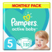 PAMPERS ACTIVE BABY S5 150KS, 11-16KG