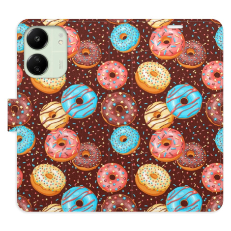 Flipové puzdro iSaprio - Donuts Pattern - Xiaomi Redmi 13C