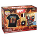 Funko POP! & Tee Box: Marvel: Deadpool - Heavy Metal L