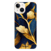 Odolné silikónové puzdro iSaprio - Gold Leaves - iPhone 15