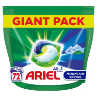 Ariel All-In-1 PODs Mountain Spring Kapsule Na Pranie, 72 Pranie