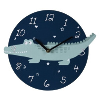 Nástenné hodiny Krokodíl, pr. 28 cm