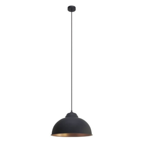 Led svietidlo Eglo Truro oceľ čierna, meď 49247