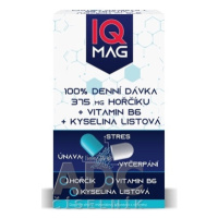 IQ MAG HORČÍK 375 mg+Vitamín B6+Kyselina Listová