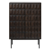 Tmavohnedá skrinka 90x130 cm Latina – Unique Furniture