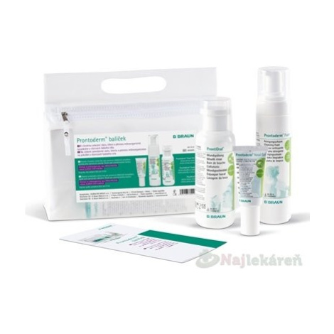 B.BRAUN Prontoderm balíček ProntOral 250 ml + Prontoderm Nasal Gel 30 ml + Prontoderm Foam 200 m