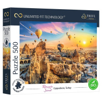 Trefl Prime puzzle 500 UFT - Romantický západ slnka: Kapadócia, Turecko